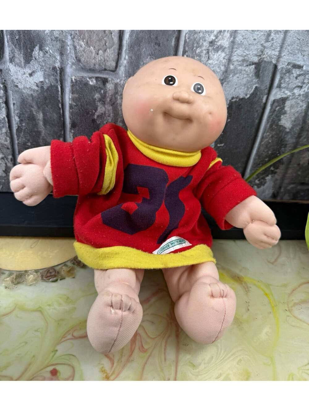 VTG Cabbage Patch Kids Xavier Roberts Signed 1985 14in Soft Body Doll w/ Outfit